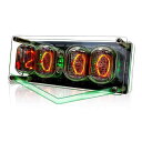 QuiExact ニキシー管時計 発光管時計 レトロモダン 置き時計 デジタル 七色 LED ビンテージ ヴィンテージ時計 クロック おしゃれ USB 装飾 ファッション プレゼント(3)