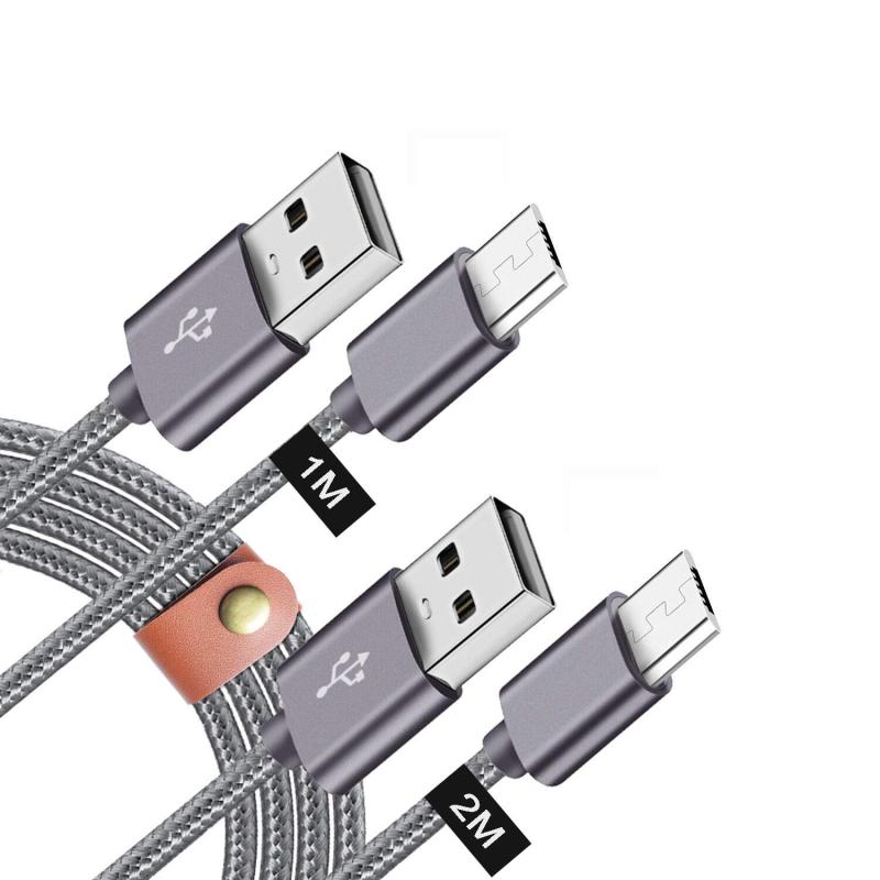 Micro USB 充電ケーブル Android/ファーウェイ Nova lite 2/3、Mate10lite P10lite MediaPad M3 Lite S/T2 Pro、URBANO V02 DIGNO G/ F/C(404KC)、Merai
