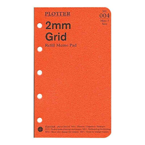 PLOTTER ノックス PLT0004 M5 リフィル メモパッド2mm方眼80枚 PLOTTER ノックス PLT0004 M5 リフィル メモパッド2mm方眼80枚