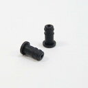 Wave Design シリコン製 3.5Φ イヤホンジャック用キャップ 3.5mm ジャックカバー フラット型 ブラック つまみなし 6個 1パック Sili...