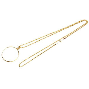 GoodsLand 【 2color 】 片眼鏡 ルーペ 5倍 モノクル ペンダント メンズ レディース ルーペ キーホルダー おしゃれ 拡大鏡 携帯 ストラップ GD-MONOCLE