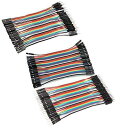 KKHMF 3PCS 120P 1P-1P 10cm ブレッドボード・ジャンパーワイヤ(オス-オス,オス-メス,メス-メス )120本 「国内配送」