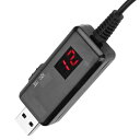 USB 昇圧電圧変換ケーブル、5V to 9V12V 耐久性のある USB 昇圧電圧変換器、USB電源昇圧変換アダプター 小型ファン用(2)