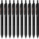 ぺんてる ボールペン ゲルインキ エナージェル エス 1.0mm ブラック軸 BL130-A 黒 10本