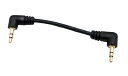 Sound Wave (両L字 3極 3.5mm - 3極 3.5mm変換 オーディオ ケーブル オス オス 金メッキ加工) 3.5mmステレオ イヤホンケーブル L L 3極 3.5ミリ ミニプラグ イヤホンジャック オーディオ 3.5mm ステレオ(2)