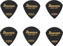 Ibanez 滑り止め素材を使用したピック Grip Wizard Series Sand Grip Pick 【EXTRA HEAVY】 6枚パック ブラック PPA18XSGBK