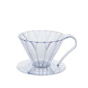 三洋産業 CAFEC トライタンフラワードリッパー CUP1 1杯用 クリア TFD-1(3)