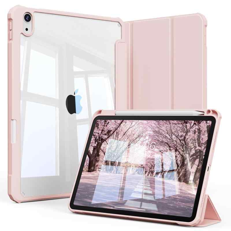 ZOPSGYU iPad 10 世代 ケース 10.9インチ 2022 ペン収納 三つ折り スタンド カバー 極光