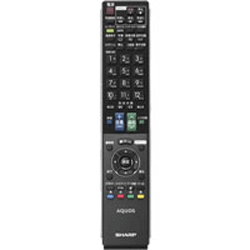 【メール便送料無料】シャープ 純正液晶テレビリモコン　RRMCGA912WJSA 010-638-0333(0106380333) 新品 AQUOS TVリモコン