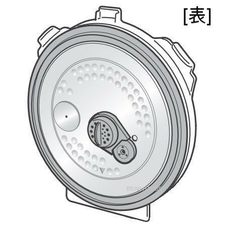 【土日もあす楽対応♪】【送料無料】東芝 320A2378 炊飯器用内ぶた / IHジャー炊飯器 内蓋 ...