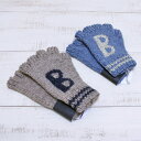 Black Sheep Special Made Fingerless Glove Initial B / 2-colors / wool ubN V[v ʒ tBK[X O[u CjV B / E[ / 2FWJ made in England p black norfolk