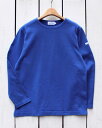 Arvor Maree Basque Solid LS / heavy jersey round neck / Blue A{[ }[ oXN Vc  n wr[W[W Rbg Jbg\[ EhlbN u[ / EHbVh made in JAPAN { arvor