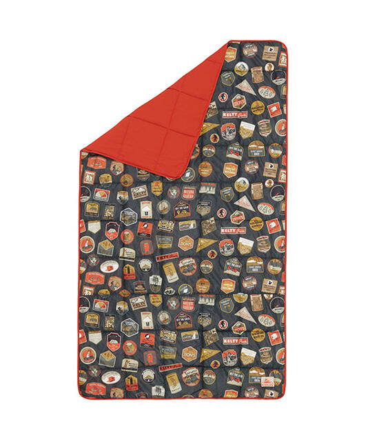 KELTY Camping Bestie Blanket / 107x191cm 0.7kg Rooibos Tea / Patches ケルティ...