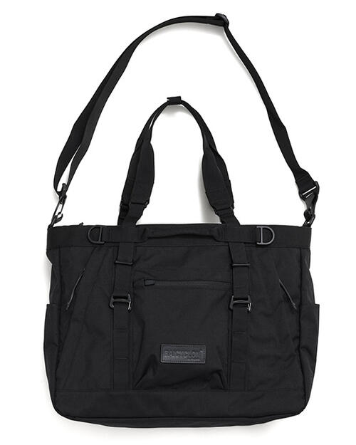 Rakuten - BAICYCLON by Bagjack Tote Bag / Black shoulder strap cordura nylon バイシクロン / バッグジャック トート バック / ブラック 黒 ショルダー ストラップ 着脱 調節 PCスリーブ ポケット 撥水 コーデュラナイロン baicyclon