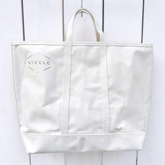 乐天商城 - Steele Canvas Natural Canvas Tote Bag / Medium heavy canvas / made in usa スティール キャンバス ナチュラル キャンバス トート バック Mサイズ / ショート ハンドル ヘビー クラシック 生成り アメリカ製 steel