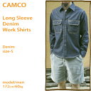 CAMCO Long Sleeve Denim Work Shirts 6.5oz Denim / one wash Made in Japan カムコ デニム ワーク シャツ / 長袖 インディゴ / ワンウォッシュ 日本製 camco standard カムコ 限定生産