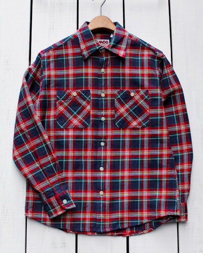 CAMCO mfg Heavy Weight Flannel Shirts Long Sleeve / 20-E カムコ ヘビーウエイト フランネル シャツ 長袖 ネルシャツ 定番 レッド ネイビー camco work ネルシャツ ヘビーネル チェック