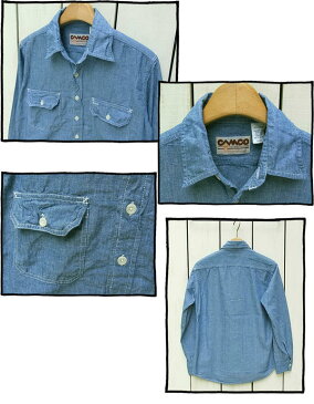 CAMCO Long Sleeve Chambray Work Shirts Blue カムコ シャンブレー ワーク シャツ / 長袖 ブルー camco standard basic カムコ シャンブレー