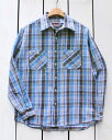 CAMCO mfg Heavy Weight Flannel Shirts Long Sleeve / B-23-2 カムコ ヘビーウエイト フランネル シャツ 長袖 ネルシャツ 定番 ブルー 青系 camco work ネルシャツ ヘビーネル チェック