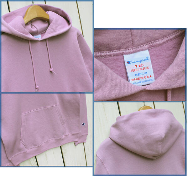 Champion Pullover Hooded Sweat / parka 9oz terry fleece / Plum 160 チャンピオン プルオーバー パーカー / フーディー 中厚手 裏起毛 スウェット 無地 プラム Made in USA アメリカ製 champion