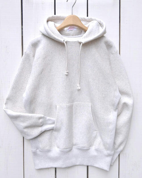Rakuten - Champion True To Archives 2nd Patent After Hooded Swaet Silver Grey チャンピオン 2nd パテント アフター フーデッド スウェット シルバーグレー / 杢 無地 後付け 長袖 リバースウィーブ champion 日本製
