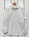 BIG MIKE Chambray Shirts Long Sleeve / Natural ビッグ マイク シャンブレー シャツ 長袖 ワーク 無地 マチ ナチュラル big mike work ワークシャツ