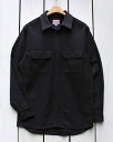 BIG MIKE Heavy Flannel Shirts long sleeve solid plain Black rbO }CN wr[ tl Vc  lVc [N ubN / n PF big mike work lVc wr[l