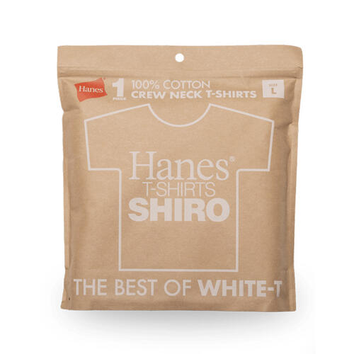 Hanes Hanes T-Shirts Shiro / 1piece shortsleeve tee crew neck 100 cotton / White ヘインズ クルーネック Tシャツ / 1枚組 半袖 7オンス コットン リラックスシルエット / ホワイト パックTee hanes unisex