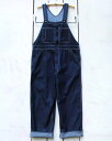 PAY DAY Front Zip Open Overalls / work bib Indigo Denim / washed ペイデイ 復刻 フロント オープン オーバーオール 40年代 ヴィン..