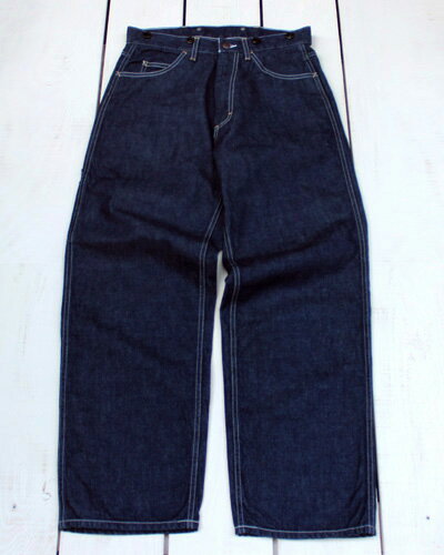 PAY DAY Vintage Painter Pants / 50s work Denim / washed ペイデイ 復刻 ヴィンテージ ペインター パンツ 50年代 ワーク サスペンダーボタン デニム / 洗い ライトオンス made in japan 日本製 payday pennys vintage