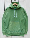 Good On Raglan Pullover Hood Sweat / parka Matcha Pigment グッドオン プルオーバー フード スウェット / パーカー 抹茶 マッチャ グリーン 製品染め men made in japan 日本製 goodon good on プルパーカー