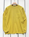 Good On Longsleeve Pocket Crew Tee T Shirts / Banana Pigment Dye ObhI ObgI  |Pbg N[ TVc   d˒ oii i / CG[ sOg { goodon