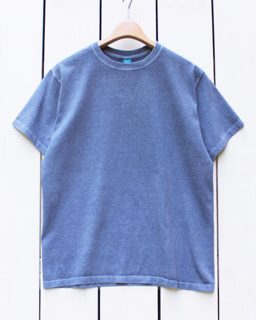 Rakuten - Season Color Good On Short Sleeve Crew Neck Tee P- Ajisai / blue pigment dye グッドオン グットオン クルーネック Tシャツ / 半袖 定番 アジサイ ブルー 製品染め 紫陽花 made in JAPAN goodon good on