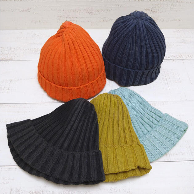 Rakuten - Good On Cotton Watch Cap / 5-col pigment / heavy rib knit グッドオン グットオン コットン ワッチ キャップ ヘビー リブ ニット 浅め 5色展開 / 製品染め ピグメント 日本製 goodon