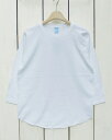 Good On Baseball Tee / raglan 3/4 Sleeve White Washed ObhI ObgI x[X{[ TVc / 7 O / zCg  i made in Japan goodon good