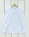 Good On Longsleeve Crew Tee T Shirts / Wnite Washed グッドオン グットオン クルー Tシャツ / 長袖 無地 重ね着 レイヤード ホワイト 白 製品洗い 日本製 goodon good on(4)