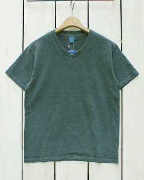 Good On Short Sleeve V Neck Tee Slate Pigment Dye グッドオン グットオン Vネック Tシャツ / 半袖 ブイネック スレート 製品染め made in USA or JAPAN