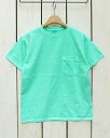 Good On Special Made Short Sleeve Pocket Tee ss crew / Mint Pigment Dye ObhI ObgI |Pbg TVc /  N[lbN ~g i / ʒF made in JAPAN { goodon good on |Pt