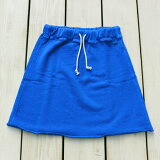 Special Color Good On Women Sweat Skirt Short / French Terry Marine Blue Pigment Dye åɥ åȥ å  硼 եƥ꡼ ΢ ޥ֥롼   fabric made in USA  goodon