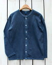 Good On Crew Tee Cardigan / Long Sleeve Slate Pigment Dye グッドオン グットオン クルー ティー カーディガン / 長袖 スレート 製品染め ピグメント 日本製 goodon good on