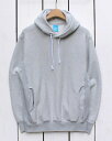 Good On Heavy Pullover Hood Sweat pocket side rib Heather Grey Washed グッドオン ヘビー プルオーバー フード スウェット パーカー ポケット付 長袖 ヘザーグレー 杢 製品洗い made in japan 日本製 goodon good on