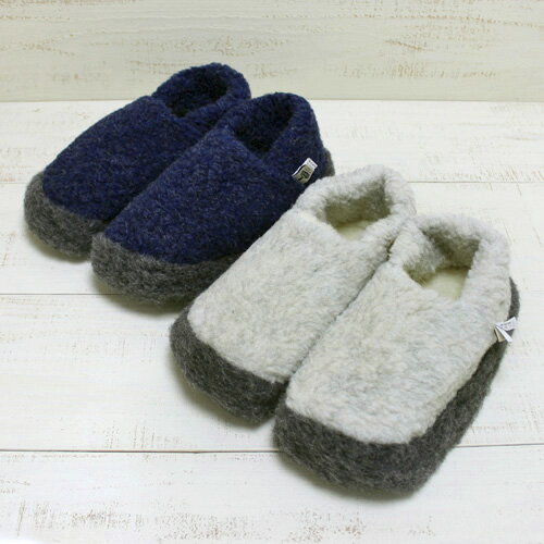 Cold Breaker by Alwero Siberian / room shoes wool pile slipper custom / 2-col コールドブレーカー アルベロ ウールパイル ルームシューズ スリッパ もこもこ ボア 温か 室内履き 2色展開 別注色 Made in Poland