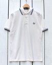 フレッドペリー Fred Perry Twin Tipped Fred Perry Shirt polo pique H31 Ecru Royal Black フレッド ペリー 2本ライン フレッドペリー シャツ ポロ 半袖 ピケ 鹿の子 キナリ ロイヤル ブラック 定番 made in England 英国製 fred M12 m12