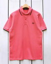 Fred Perry Twin Tipped Fred Perry Shirt polo pique R57 C Pink BPink Black tbh y[ 2{C tbhy[ Vc |  sP ̎q sN ubN made in England p fred M12 m12