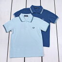 Fred Perry Kids Twin Tipped Shirt / line polo pique / 2-Col フレッド ペリー キッズ 2本ライン フ...