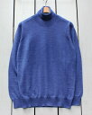 Vitter Roll Neck Knit / sweater turtle washable L Blue ヴィッター / ヴィターレ ロールネック ニット / セーター タートル ウォッシャブル ウール アクリル / ライト ブルー made in italy イタリア製 vitter knit