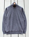 Vitter Roll Neck Knit / sweater turtle washable Grey ヴィッター / ヴィターレ ロールネック ニット / セーター タートル ウォッシャブル ウール アクリル / グレー made in italy イタリア製 vitter knit