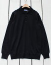 Vitter Polo Collar Knit / sweater washable wool mix Black Bb^[ / B^[ | J[ jbg / Z[^[ ݕt EHbVu E[ AN / ubN  made in italy C^A vitter knit