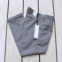 YAN SIMMON Two Tack Tapered Trousers stretch cotton linen Grigio  V 2^bN e[p[h gEU[Y pc Xgb` Rbg l i CgO[ made in italy C^A yan simmon pants