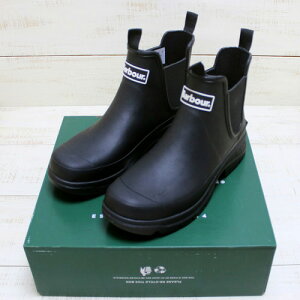 Barbour Nimbus / side gore rain boots Black / logo mens バブアー / バーヴァ— サイドゴア レイン ブーツ 雨 雪 荒天 長靴 シンプル ブラック 黒 / メンズ ロゴ ワンポイント チェルシーブーツ barbour